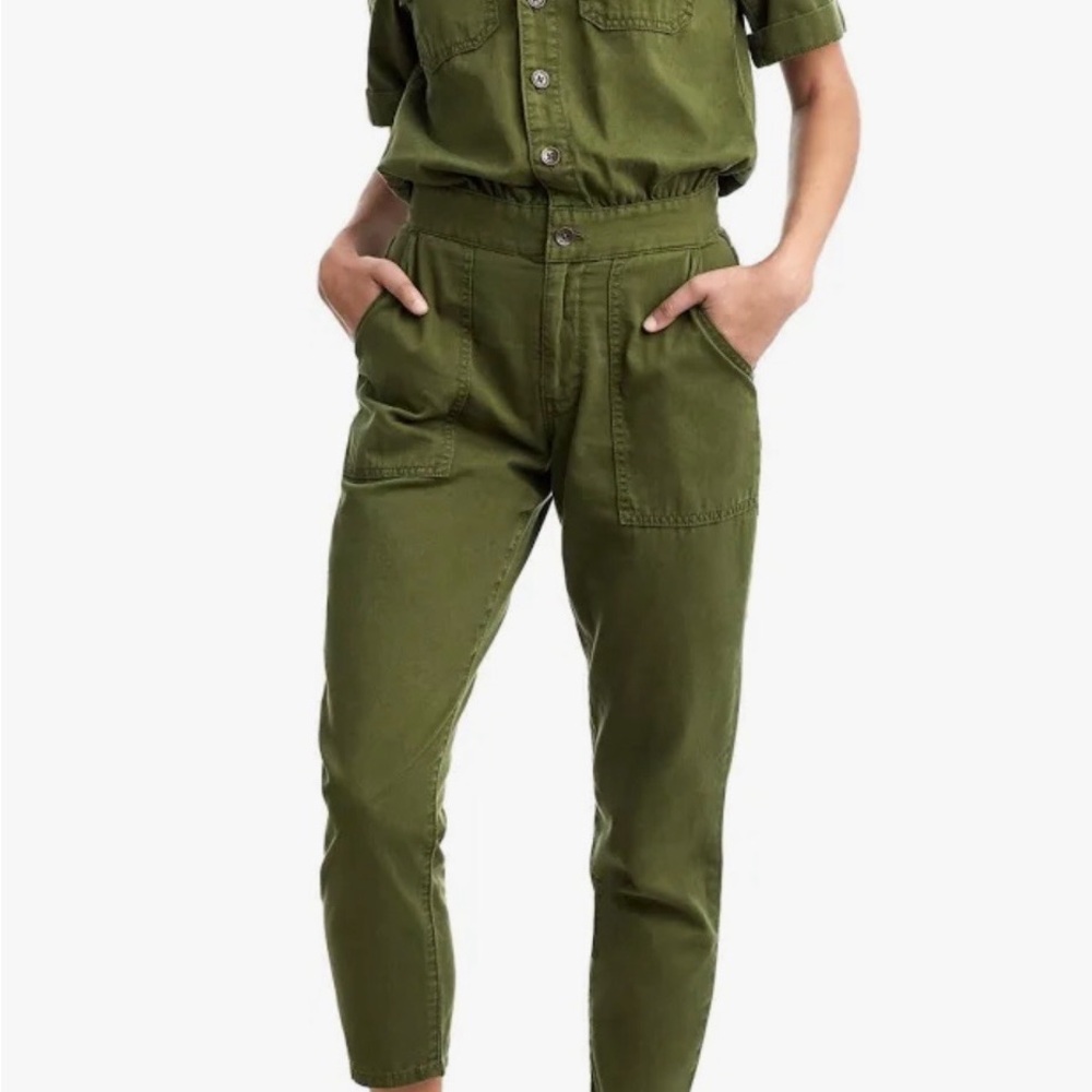 True Religion Olive Green Women's Jumpsuit